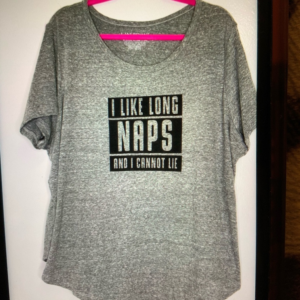 I like long naps t shirt - Lane Bryant